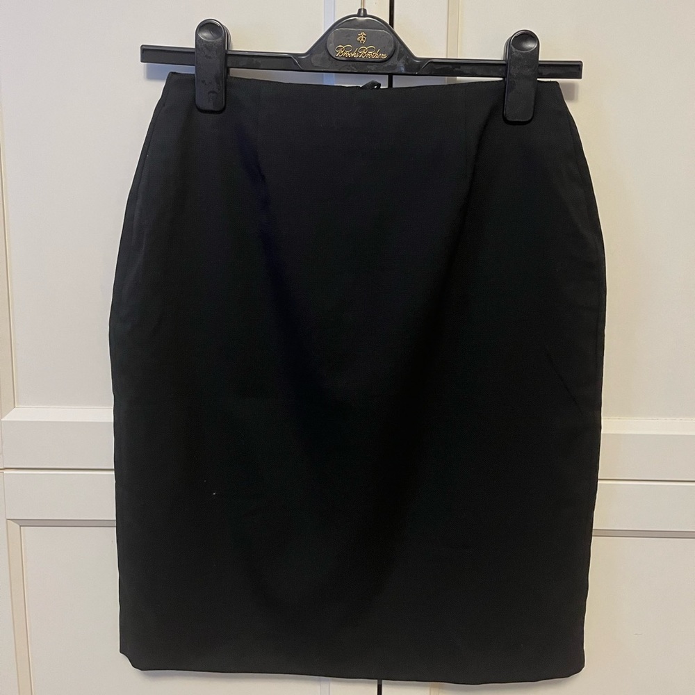 NWOT Brooks Brothers Stretch Wool Pencil Skirt - Picture 2 of 6
